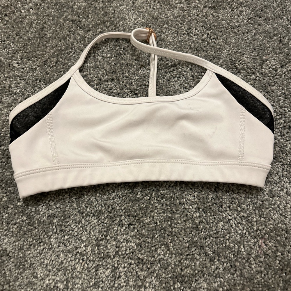 Jo and Jax white and black adjustable top, size Youth Large